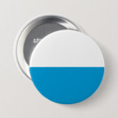 Badge Rond 7,6 Cm Drapeau bavarois (Devant & derrière)