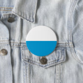 Badge Rond 7,6 Cm Drapeau bavarois (En situation)
