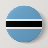 Badge Rond 7,6 Cm Drapeau botswanais (Botswana) (Devant)