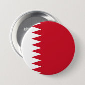Badge Rond 7,6 Cm Drapeau de Bahreïn (Devant & derrière)
