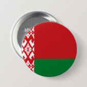 Badge Rond 7,6 Cm Drapeau de Biélorussie (Devant & derrière)