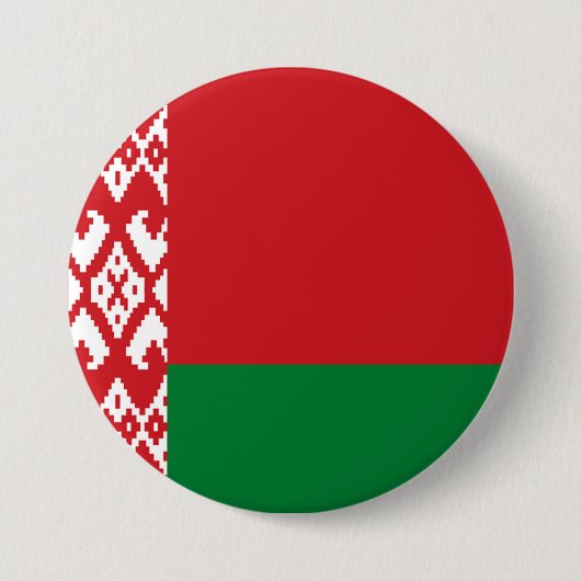 Badge Rond 7,6 Cm Drapeau de Biélorussie (Devant)