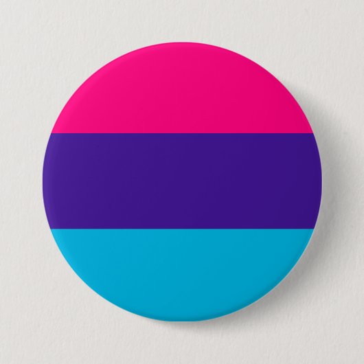Badge Rond 7,6 Cm Drapeau de fierté androgyne (Devant)