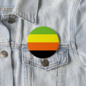 Badge Rond 7,6 Cm Drapeau de fierté aromantique (En situation)