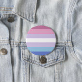 Badge Rond 7,6 Cm Drapeau de fierté bigendre (En situation)