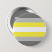 Badge Rond 7,6 Cm Drapeau de fierté demigender (Devant & derrière)
