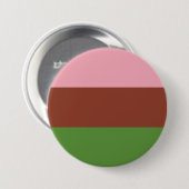 Badge Rond 7,6 Cm Drapeau de fierté gynosexuelle (Devant & derrière)