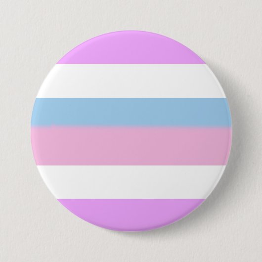 Badge Rond 7,6 Cm Drapeau de fierté intersexe (Devant)
