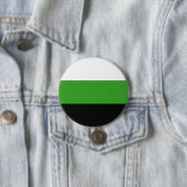 Badge Rond 7,6 Cm Drapeau de fierté Neutrois (En situation)