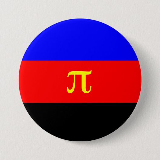 Badge Rond 7,6 Cm Drapeau de fierté polyamour (Devant)