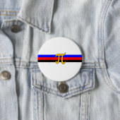 Badge Rond 7,6 Cm Drapeau de fierté polyamoureuse (En situation)