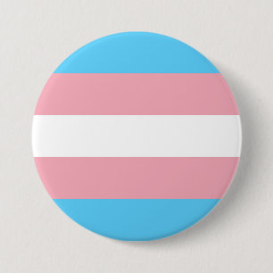 Badge Rond 7,6 Cm Drapeau de fierté transgenre