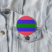 Badge Rond 7,6 Cm Drapeau de fierté trigender (En situation)