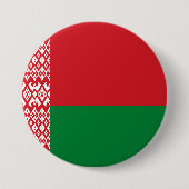 Badge Rond 7,6 Cm drapeau de la Biélorussie (Devant)