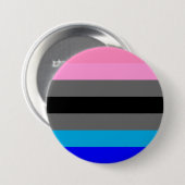 Badge Rond 7,6 Cm Drapeau de la fierté Ambonec (Devant & derrière)