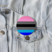 Badge Rond 7,6 Cm Drapeau de la fierté Ambonec (En situation)