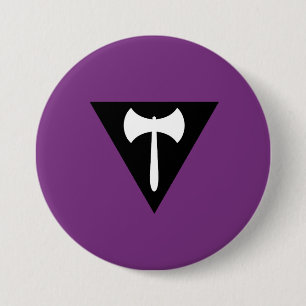 Badge Rond 7,6 Cm Drapeau de la fierté lesbienne