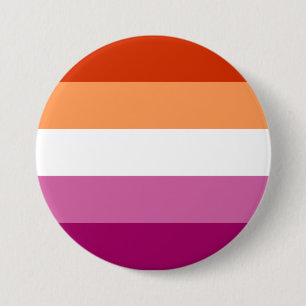 Badge Rond 7,6 Cm Drapeau de la fierté lesbienne