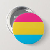 Badge Rond 7,6 Cm Drapeau de la fierté Pansexual (Devant & derrière)