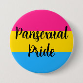 Badge Rond 7,6 Cm Drapeau de la fierté transexuelle avec message (Devant)