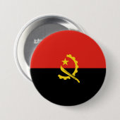 Badge Rond 7,6 Cm Drapeau de l'Angola (Devant & derrière)