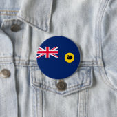Badge Rond 7,6 Cm Drapeau de l'État d'Australie-Occidentale (En situation)