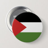 Badge Rond 7,6 Cm Drapeau de Palestine (Devant & derrière)
