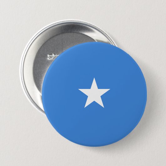Badge Rond 7,6 Cm Drapeau de Somalie (Devant & derrière)