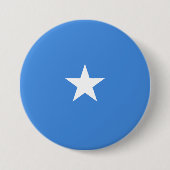 Badge Rond 7,6 Cm Drapeau de Somalie (Devant)