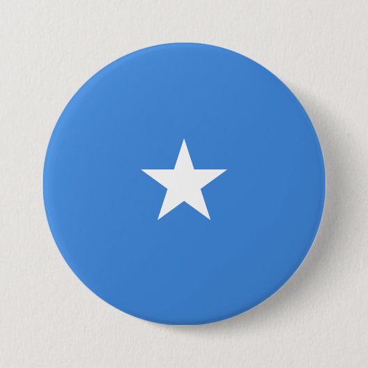 Badge Rond 7,6 Cm Drapeau de Somalie (Devant)