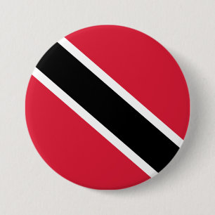 Badge Rond 7,6 Cm Drapeau de Trinité-et-Tobago
