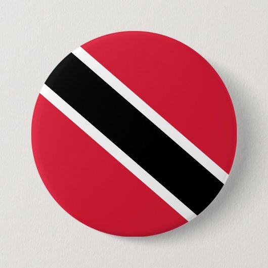 Badge Rond 7,6 Cm Drapeau de Trinité-et-Tobago (Devant)
