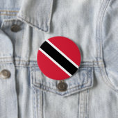 Badge Rond 7,6 Cm Drapeau de Trinité-et-Tobago (En situation)