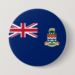 Badge Rond 7,6 Cm Drapeau des îles Caïmans