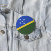 Badge Rond 7,6 Cm Drapeau des Îles Salomon (En situation)