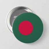 Badge Rond 7,6 Cm Drapeau du Bangladesh (Devant & derrière)