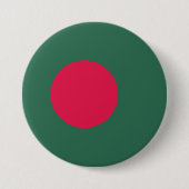 Badge Rond 7,6 Cm Drapeau du Bangladesh (Devant)