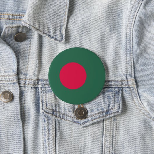 Badge Rond 7,6 Cm Drapeau du Bangladesh (En situation)