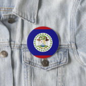 Badge Rond 7,6 Cm Drapeau du Belize (En situation)