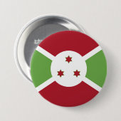 Badge Rond 7,6 Cm Drapeau du Burundi (Devant & derrière)
