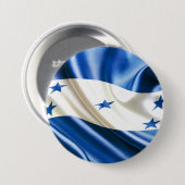 BADGE ROND 7,6 CM DRAPEAU DU HONDURAS (Devant & derrière)