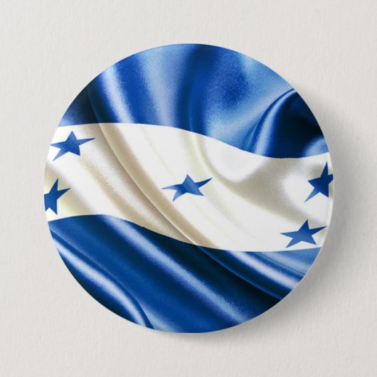 BADGE ROND 7,6 CM DRAPEAU DU HONDURAS (Devant)