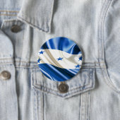 BADGE ROND 7,6 CM DRAPEAU DU HONDURAS (En situation)