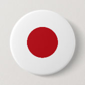 Badge Rond 7,6 Cm Drapeau du Japon (Devant)
