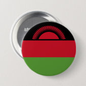 Badge Rond 7,6 Cm drapeau du Malawi (Devant & derrière)