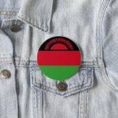 Badge Rond 7,6 Cm Drapeau du Malawi (En situation)