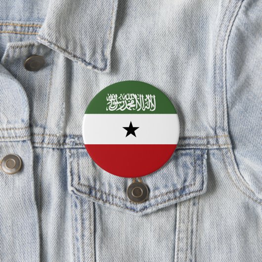 Badge Rond 7,6 Cm Drapeau du Somaliland (En situation)