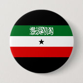 Badge Rond 7,6 Cm Drapeau du Somaliland (Devant)
