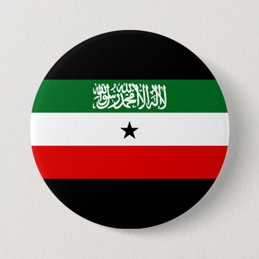 Badge Rond 7,6 Cm Drapeau du Somaliland (Devant)