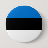 Badge Rond 7,6 Cm Drapeau estonien (Devant)